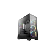 DEEPCOOL Ház ATX CG580 4F V2, Tápegység nélkül, Fekete, Üvegfalú DEEPCOOL