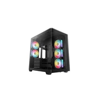 DEEPCOOL Ház ATX CG590U 5F, Tápegység nélkül, fekete, Üvegfalú DEEPCOOL