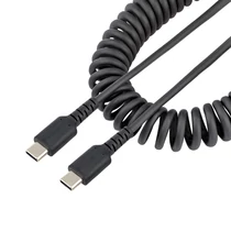 USB C CHARGING CABLE COILED .