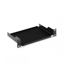 KELINE Fix polc 1U 140mm mély 10", Fekete KELine