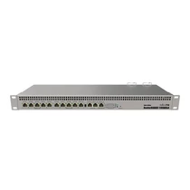 MIKROTIK Vezetékes Router RouterBOARD 13x1000Mbps, 60GB M.2SSD, Redundáns Táp, Rackes - RB1100DX4