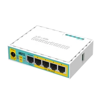 MIKROTIK Vezetékes Router RouterBOARD 5x100Mbps (POE out), Menedzselhető, Asztali - RB750UPR2