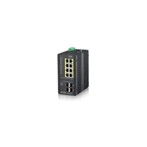 ZYXEL Switch Ipari 8x1000Mbps (8xPOE) + 4xGigabit SFP Menedzselhető, Rackes, RGS200-12P-ZZ0101F Zyxel