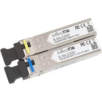 MIKROTIK SFP Module Single-Mode, Single LC UPC, 1,25Gbit, 20km - S-3553LC20D (2db / csomag) MikroTik