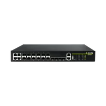 DCN Switch L3 8x 100 / 1000Base-X SFP + 4x COMBO (RJ45 or SFP) + 4x 1 / 10GBase-X SFP + , S5750E-16F-SI-D DCN