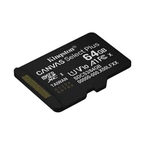 KINGSTON Memóriakártya MicroSDXC 64GB Canvas Select Plus Gen3 100R A1 Adaprer nélkül Kingston