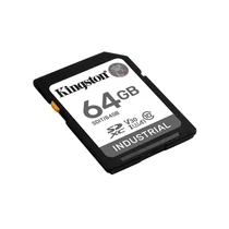 KINGSTON Memóriakártya SDXC 64GB Industrial C10 UHS-I U3 V30 A1 pSLC Kingston