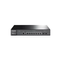 TP-LINK Switch 8x1000Mbps + 2xGigabit SFP + 1xkonzol port, Menedzselhető, SG3210 TP-Link