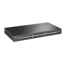 TP-LINK Switch 48x1000Mbps + 4xGigabit SFP + 2xkonzol port, Menedzselhető, SG3452 TP-Link