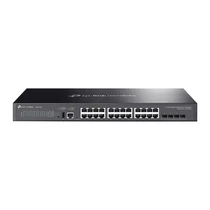 TP-LINK Switch 24x1000Mbps + 4x10Gbps SFP + 1xkonzol port, Menedzselhető, SG5428X TP-Link