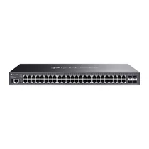 TP-LINK Switch 48x1000Mbps + 4x10Gbps SFP + 2xkonzol port, Menedzselhető, SG5452X TP-Link