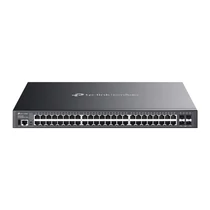 TP-LINK Switch 8x1000Mbps(8xPOE + +) + 40x1000Mbps(40xPOE + ) + 4x10Gbps SFP+ + 1xkonzol port, Menedzselhető, SG5452XMPP TP-Link