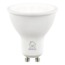 DELTACO SMART HOME SH-LGU10CCTC  okos izzó, 4,5W, WIFI, TUYA, 2700K-6500K