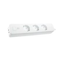 DELTACO SMART HOME SH-P03USB2 hármas hosszabbító, 13A,  1,5m 2 USB csatlakozás, WIFI