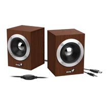GENIUS 2.0 Hangszóró SP-HF280 3.5mm Jack+ USB 6 Watt Wood Genius
