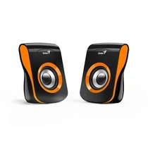 GENIUS 2.0 Hangszóró SP-Q180 3.5mm Jack+ USB 6 Watt Fekete / Narancs Genius