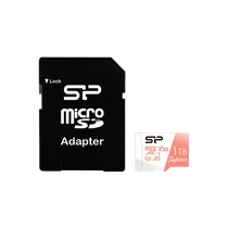SILICON POWER Memóriakártya MicroSDXC 1TB CL10 UHS-I U3 V30 + adapter, Superior Silicon Power