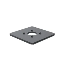 150X150MM BASEPLATE 5MM - BLACK 