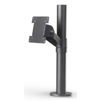 POLE W/ VESA MOUNT ON ANGLED CONNECTION JOINT BLACK