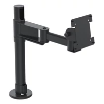 SPACEPOLE SCREEN MOUNT WITH 300MM ELBOW ARM - BLACK