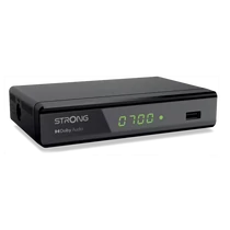 STRONG SRT8119 HDTV vevő, DVB-T2 Free to Air TV és rádióműsorokhoz antennán keresztül, 700 csatorna memória STRONG