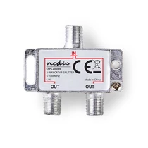 Nedis SSPL200ME F elosztó, 5 - 1000 MHz, 4,2 dB, 75 Ohm, kimenetek száma: 2 NEDIS