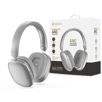 Devia EarBass Pro2 ANC Bluetooth sztereó fejhallgató beépített mikrofonnal - ezüst Devia