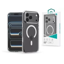 Devia Crystal Series Magnetic 360° kameravédős ütésálló tok - Apple iPhone 17 Pro - átlátszó DEVIA