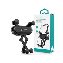 DEVIA UNIVERZÁLIS SZELLŐZŐRÁCSBA ILLESZTHETŐ AUTÓS TARTÓ - KINTONE SERIES GRAVITY CAR HOLDER - FEKETE DEVIA