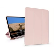 DEVIA APPLE IPAD AIR 4 / 5/IPAD PRO 11 TABLET TOK ON / OFF FUNKCIÓVAL, APPLE PENCIL TARTÓVAL, MÁGNESES TÖLTŐVEL - PINK DEVIA