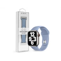 DEVIA APPLE WATCH SZILIKON SPORT SZÍJ - SILICONE DELUXE SERIES SPORT WATCH BAND - 38 / 40 / 41 MM - FOG BLUE DEVIA