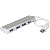 4 PORT PORTABLE USB 3.0 HUB USB3 HUBS