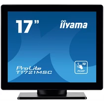 iiyama touch monitor, 17", 1920x1080, 16:9, 230cd, 5ms, 1000:1, VGA / HDMI,  T1721MSC-B2 Iiyama
