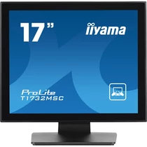 iiyama touch monitor, 17", 1280x1024, 5:4, 225cd, 5ms, 1000:1, VGA / HDMI / DP, T1732MSC-B1S Iiyama