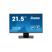 iiyama touch IPS monitor, 21,5", 1920 x 1080, 16:9, 250cd, 5ms, 1000:1, HDMI / DP / USBx2, T2252MSC-B2 Iiyama