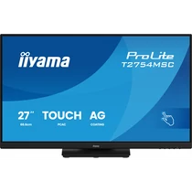 IIYAMA touch IPS monitor, 27", 1920 x 1080, 16:9, 300cd, 4ms, 1000:1, VGA / HDMI / USB, T2754MSC-B2AG Iiyama