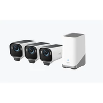 ANKER EUFYCAM S3 Pro Biztonsági Kamera Rendszer (3 + 1) 4K UHD, Beépített Napelem, BionicMind, kültéri - T88933W1 Anker