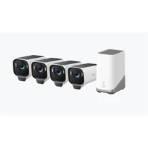 ANKER EUFYCAM S3 Pro Biztonsági Kamera Rendszer (4 + 1) 4K UHD, Beépített Napelem, BionicMind, kültéri - T88943W1 Anker