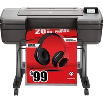 Read details more clearly and see high-contrast colour with new high-definition HP printheads. HP Pixel Control enables smooth gradients and the integrated vertical trimmer streamlines finishing.<sup>[1]</sup> Handle complex files and secure y - Copygo