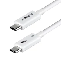 80CM THUNDERBOLT 5 CABLE WHITE 80GBPS/120GBPS/8K 60HZ/240W - WH