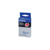 Brother szalag TC401 P-Touch, 12mm piros alapon fekete Brother