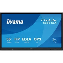 iiyama touch IPS monitor, 54,6", 3840 x 2160, 16:9, 450cd, 8ms, 1200:1, HDMIx3 / DP / USB-Cx2 / USBx5 / RJ45x2 / RS-232C Iiyama