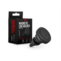 MAXLIFE UNIVERZÁLIS SZELLŐZŐRÁCSBA ILLESZTHETŐ MÁGNESES PDA / GSM AUTÓS TARTÓ - MXCH-12 MAGNETIC CAR HOLDER - FEKETE HAFFNER