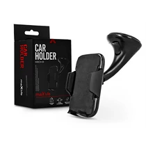 MAXLIFE UNIVERZÁLIS MŰSZERFALRA / SZÉLVÉDŐRE HELYEZHETŐ PDA / GSM AUTÓS TARTÓ - MAXLIFE MXCH-01 CAR HOLDER - FEKETE HAFFNER