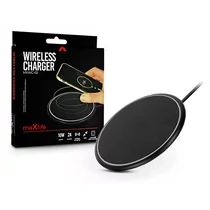 MAXLIFE QI UNIVERZÁLIS VEZETÉK NÉLKÜLI TÖLTŐ ÁLLOMÁS - 5V / 2A - 10 W, FEKETE HAFFNER