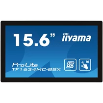 iiyama touch monitor, 15,6", 1920x1080, 16:9, 405cd, 28ms, 700:1,VGA / HDMI / DP, open frame, TF1634MC Iiyama