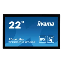 iiyama touch monitor, 21,5", 1920x1080, 16:9, 300cd, 8ms, 1000:1,VGA / HDMI / DP, Open frame, TF2234MC Iiyama