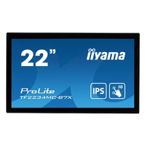 iiyama touch monitor, 21,5", 1920x1080, 16:9, 305cd, 8ms, 1000:1,VGA / HDMI / DP, Open frame, TF2234MC Iiyama