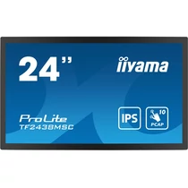 iiyama touch monitor, 23,8", 1920 x 1080, 16:9, 600cd, 5ms, 1000:1, HDMI / DP / USBx2 TF2438MSC-B1 Iiyama