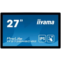 IIYAMA 16 / 7 touch IPS monitor 27" TF2738MSC-B2, 1920x1080, 16:9, 500cd / m2, 5ms, DVI / HDMI / DP / HDCP, Pivot, hangszóró Iiyama